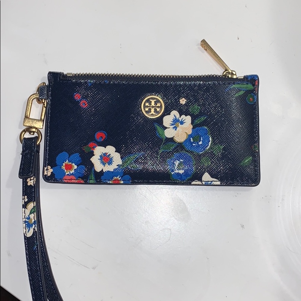 Tory Burch floral wallet